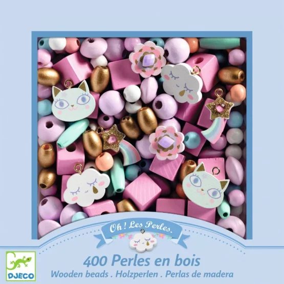 Margele curcubeu, Djeco beads Rainbow - HAM BEBE