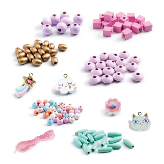 Margele curcubeu, Djeco beads Rainbow - HAM BEBE