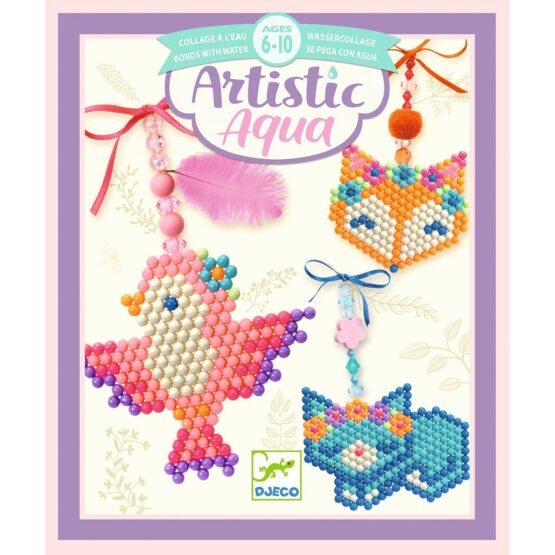 Set creativ Djeco, animale din margele - HAM BEBE