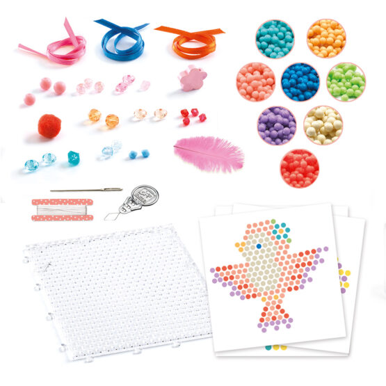 Set creativ Djeco, animale din margele - HAM BEBE