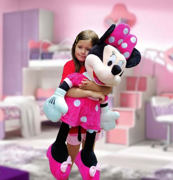 Mascota minnie 1 metru mare roz scaled - HAM BEBE