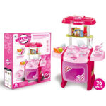 Bucatarie electronica cu accesorii HAPPY Kitchen 36 piese - HAM BEBE