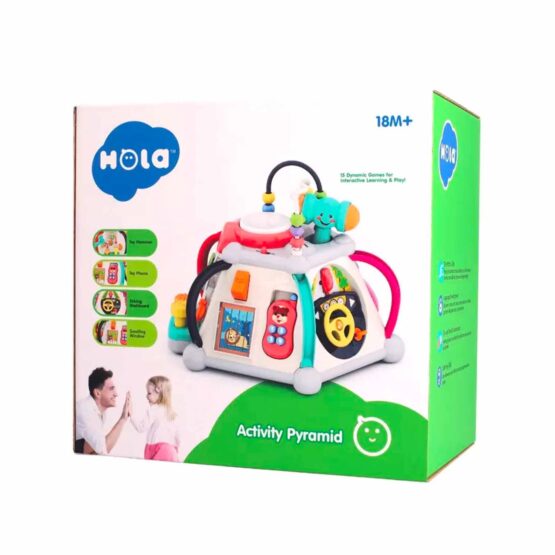 Centru activitati Fun Box Piramida bebe Hola Toys - HAM BEBE