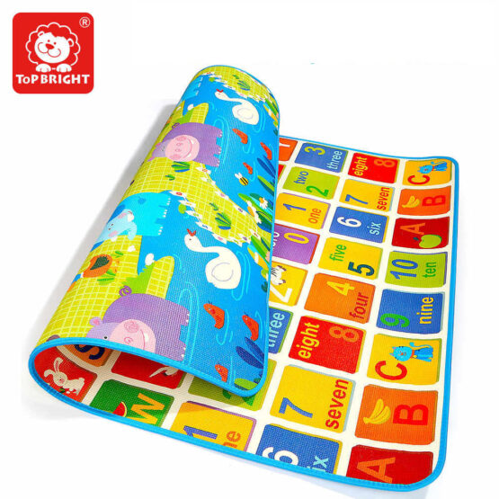 Covor de joaca xpe bebe topbright animale si litere cifre9-Salteluta activitati