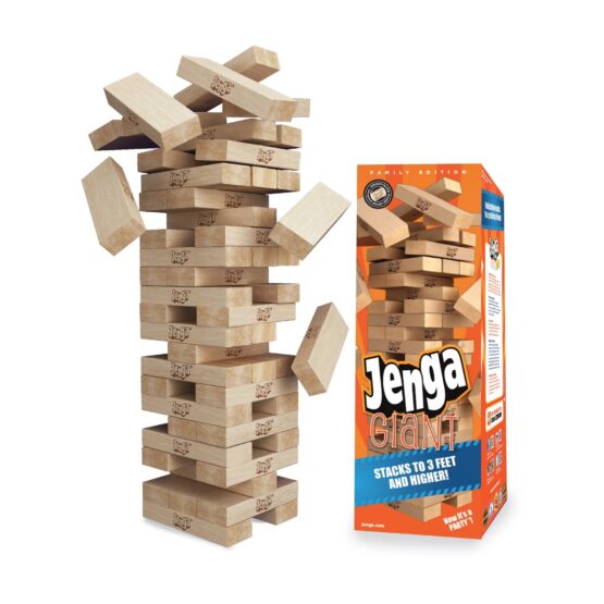 joc jenga lemn clasic turnul instabil