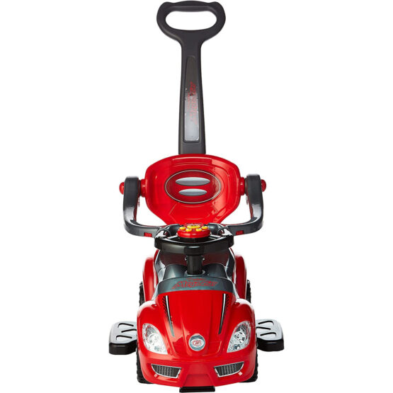 Masinuta bebe muzicala cu maner 3 in 1 Deluxe Mega car - HAM BEBE