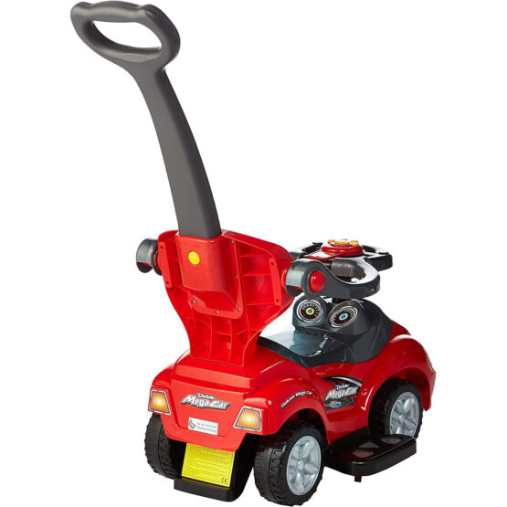 Masinuta bebe muzicala cu maner 3 in 1 Deluxe Mega car - HAM BEBE