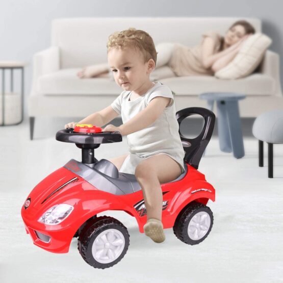 Masinuta bebe muzicala cu maner 3 in 1 Deluxe Mega car - HAM BEBE