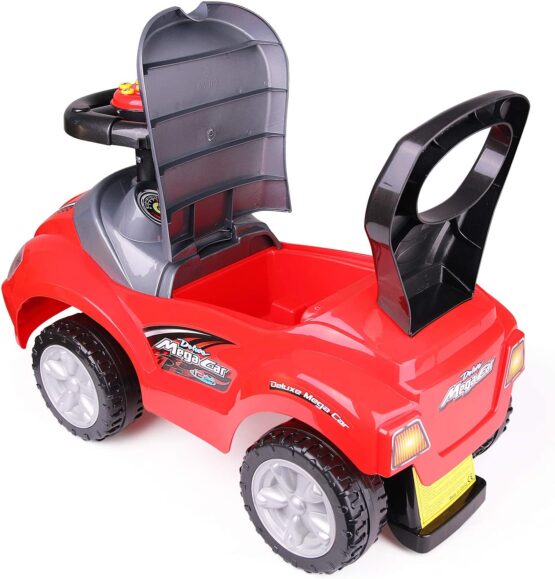 Masinuta bebe muzicala cu maner 3 in 1 Deluxe Mega car - HAM BEBE