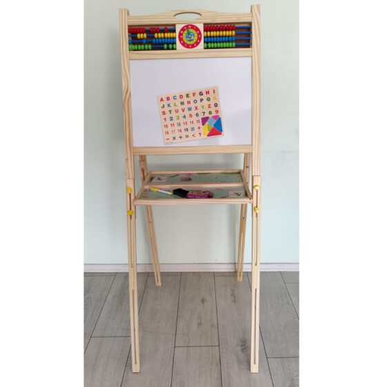 Tabla magnetica mare 3 in 1 Sevalet Reglabil MUT 138 cu accesorii - HAM BEBE