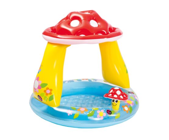 Piscina cu acoperis bebe intex ciupercuta3-Jucarii exterior