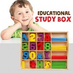 Montessori matematica betisoare joc lemn1 - HAM BEBE