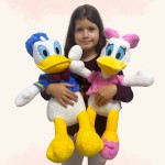 Set mascote plus Donald si Daisy Duck Jumbo 60 cm - HAM BEBE