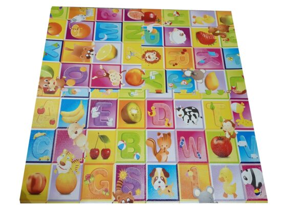 Covor puzzle burete cu litere fructe2 - HAM BEBE