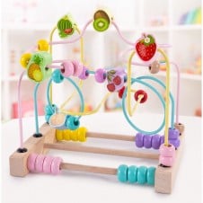 Jucarie motrica labirint cu bile round bead1-Jucarii educative bebe