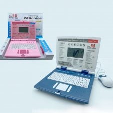 Laptop copii jucarie cu mouse 65 functii engleza albastru roz222-Laptop si tablete
