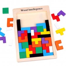 Joc tetris din lemn 3d 2 - HAM BEBE