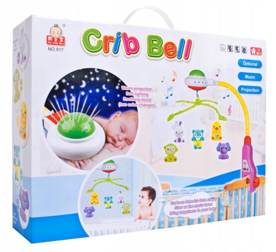 Carusel cu proiectii crib bell 917 4-Carusele muzicale
