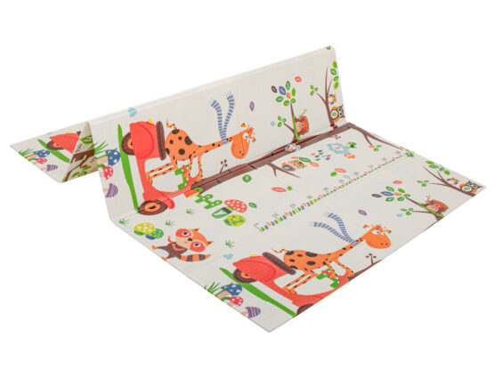Covoras de joaca pliabil pentru bebe termorezistent EuroBaby cu doua fete 200X150 - HAM BEBE