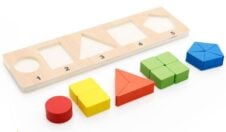 Puzzle lemn jumatati sferturi1 - HAM BEBE