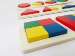 Set 3 sortatoare forme geometrice culori parti intreg montessori5 - HAM BEBE