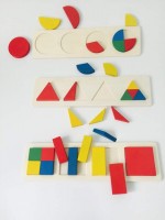 Set 3 sortatoare forme geometrice culori parti intreg montessori6 - HAM BEBE