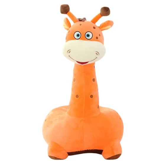Girafa de plus de calarit portocaliu1 - HAM BEBE