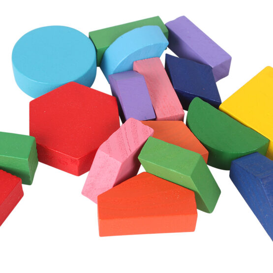 Set 3 Puzzle din lemn Forme geometrice - HAM BEBE