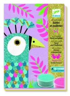 Pictura cu nisip dazzling birds djeco1 - HAM BEBE