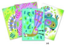 Pictura cu nisip dazzling birds djeco2 - HAM BEBE