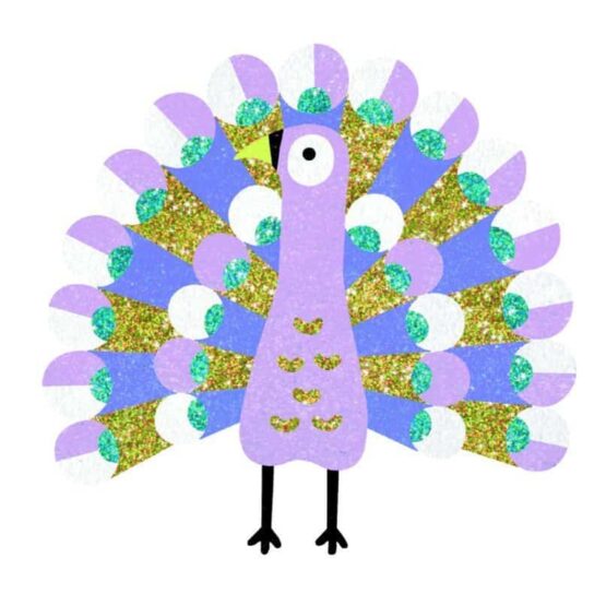 Pictura cu nisip dazzling birds djeco3 - HAM BEBE