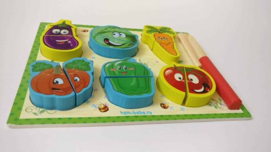 Puzzle 3d feliere legume jucarie3 - HAM BEBE