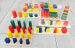 Mega set jocuri montessori lemn forme culori marimi7 - HAM BEBE