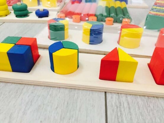 Mega set jocuri montessori lemn forme culori marimi9 - HAM BEBE