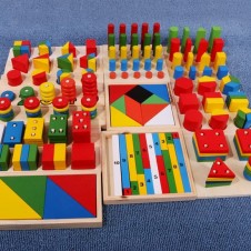 Mega set jucarii lemn montessori 14 jocuri educative5 - HAM BEBE