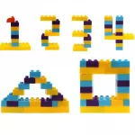Set 206 cuburi constructie tip lego2 - HAM BEBE