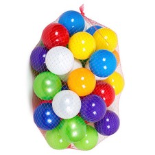 Set 50 bile colorate mari mingi de 9 cm Bamsic - HAM BEBE