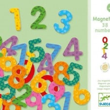 Cifre magnetic din lemn djeco2 - HAM BEBE