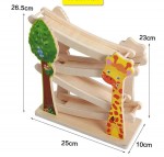 Pista de raliu cu masinute din lemn girafa4 - HAM BEBE