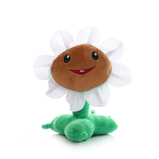 Jucarie plants vs zombies floarea soarelui alba1 - HAM BEBE