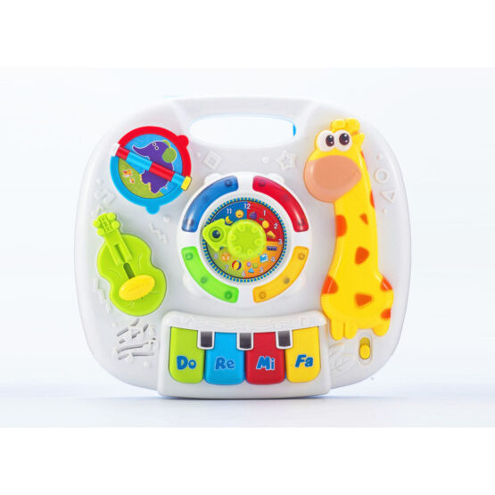 Masuta multifunctionala 2 in 1 Activitati Bebe Girafa - HAM BEBE