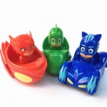Set figurine cu masinute eroi in pijama4 - HAM BEBE