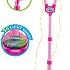 Microfon de jucarie karaoke doua microfoane roz1 - HAM BEBE