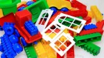 Set 140 de cuburi lego constructii3 1 - HAM BEBE
