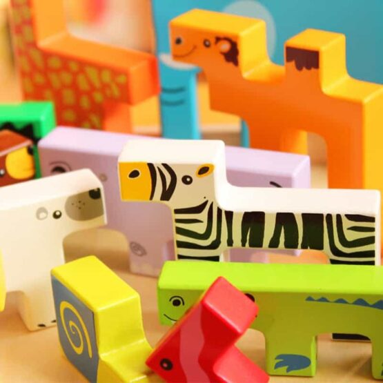 Joc lemn tetris animale4 - HAM BEBE