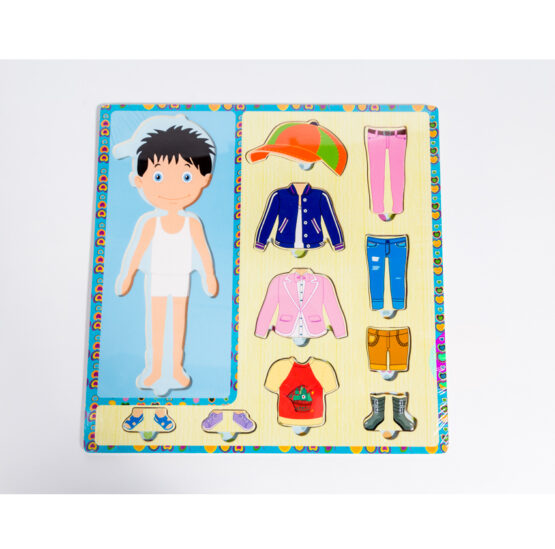 Puzzle imbraca baiatul2 - HAM BEBE