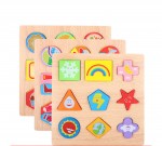 Set 3 puzzle lemn fractii joc educativ5-Jucarii din Lemn si Montessori