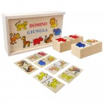 Domino animale jucarie lemn asociere2-Jucarii din Lemn si Montessori