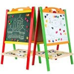 Tabla magnetica copii cu doua fete si cifre si litere ileana colors-Table si jocuri magnetice