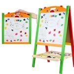 Tabla magnetica copii cu doua fete si cifre si litere ileana colors8-Table si jocuri magnetice